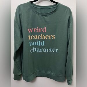 Quirky Graphic Women's Crew Neck Shirt